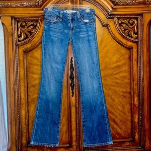 Gap straight ultra low rise jeans